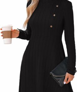 Casual A Line  Button Dress PW25