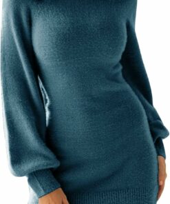 Dark Blue Bodycon Pullover Dress PW24