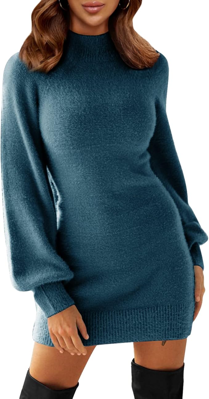 Dark Blue Bodycon Pullover Dress PW24
