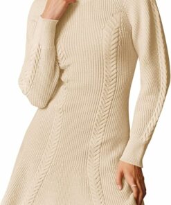 Knit Fall Trendy Short Dress PW2