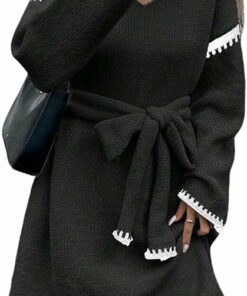 Winter Knit Loose Mini Dress PW16