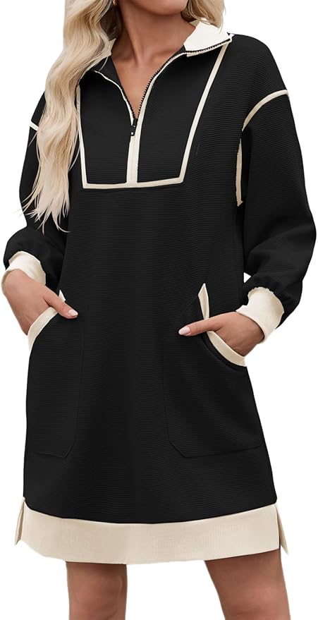 Women's Oversized Sweatshirt Dress PW40